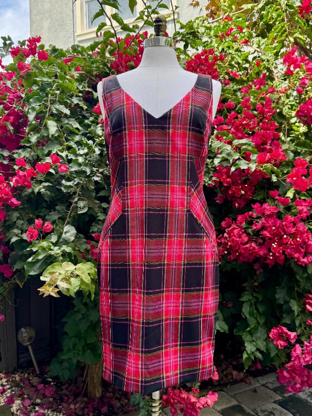 Trina Turk Plaid Dress | US 8 | NWT